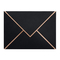 Enveloppe de bronzage UV de Logo Black Card Kraft Paper pour des affaires